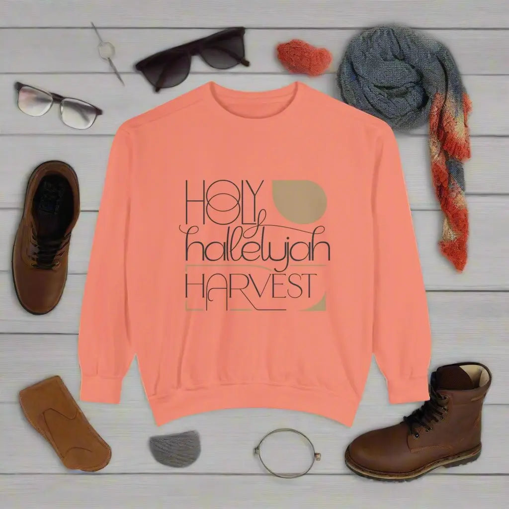 Holy Hallelujah Harvest Unisex Sweatshirt Daroe's Devine Designs