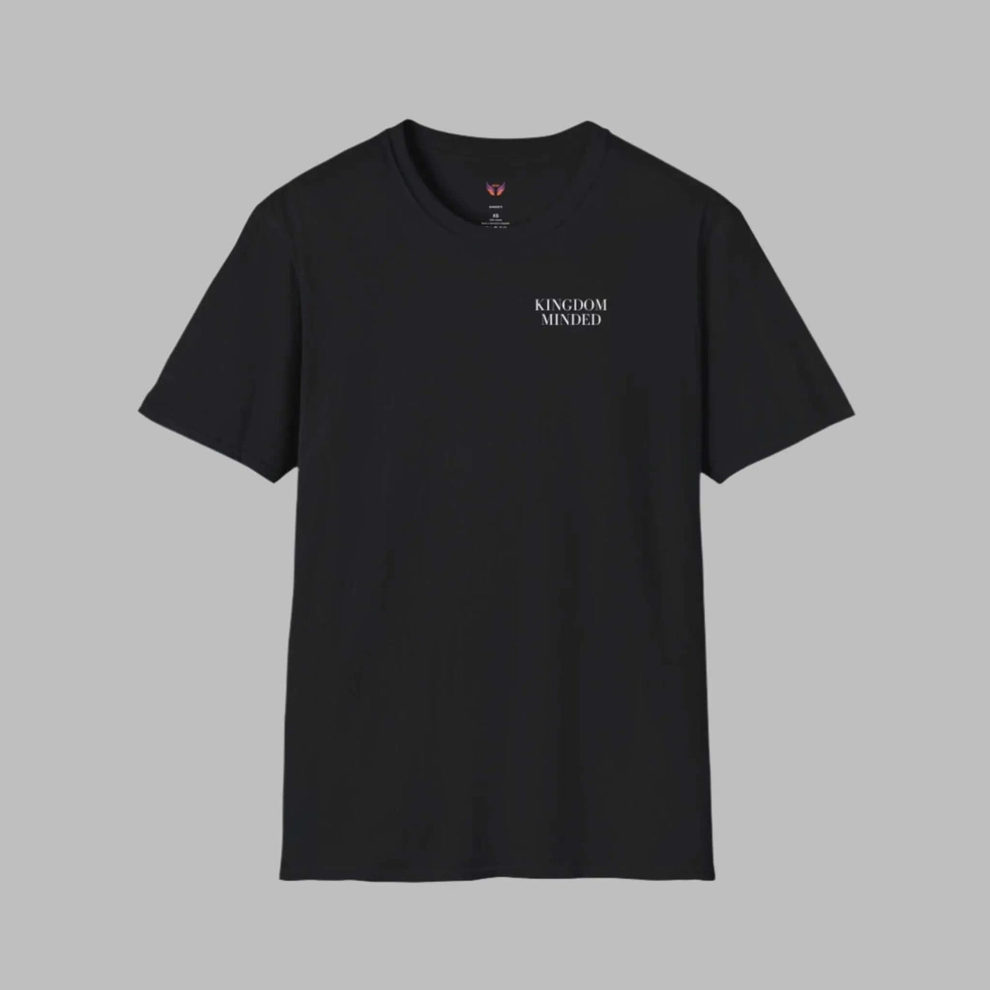 Kingdom Minded with Silhouette Castle Unisex Softstyle T-Shirt Daroe's Devine Designs