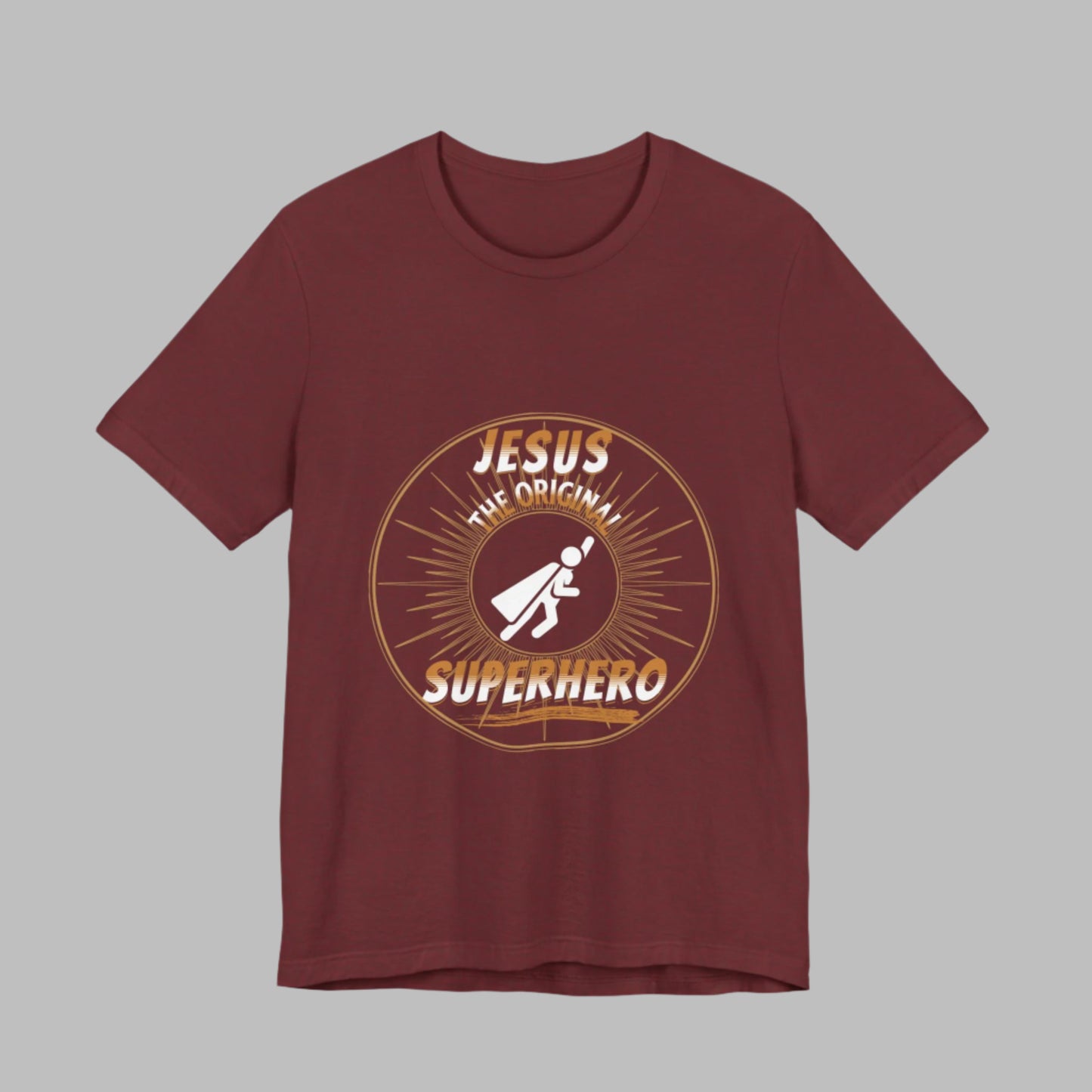 Jesus The Original Superhero Jersey T-Shirt Printify