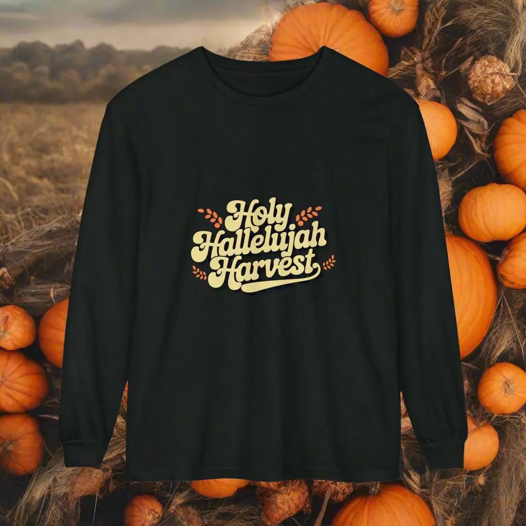 Holy Hallelujah Harvest Unisex Long Sleeve T-Shirt Daroe's Devine Designs