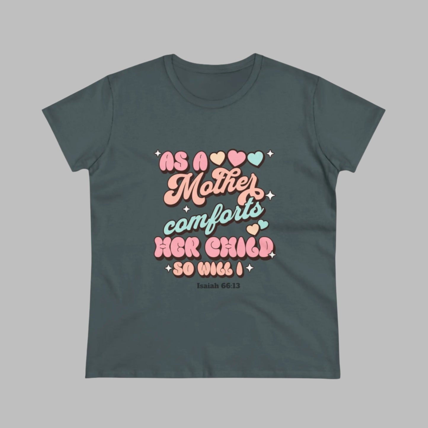As A Mother Comforts Her Child T-shirt Printify