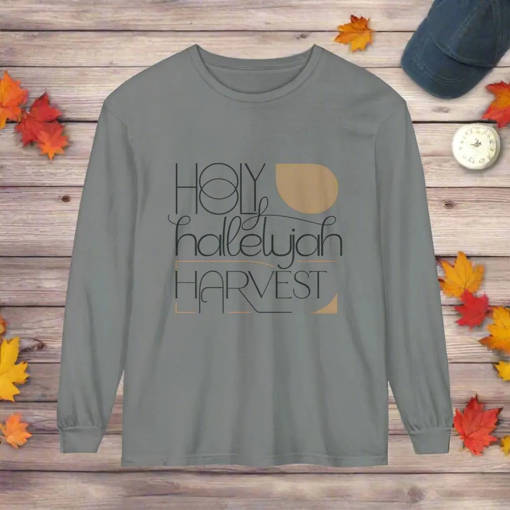 Holy Hallelujah Harvest Unisex Long Sleeve T-Shirt Daroe's Devine Designs