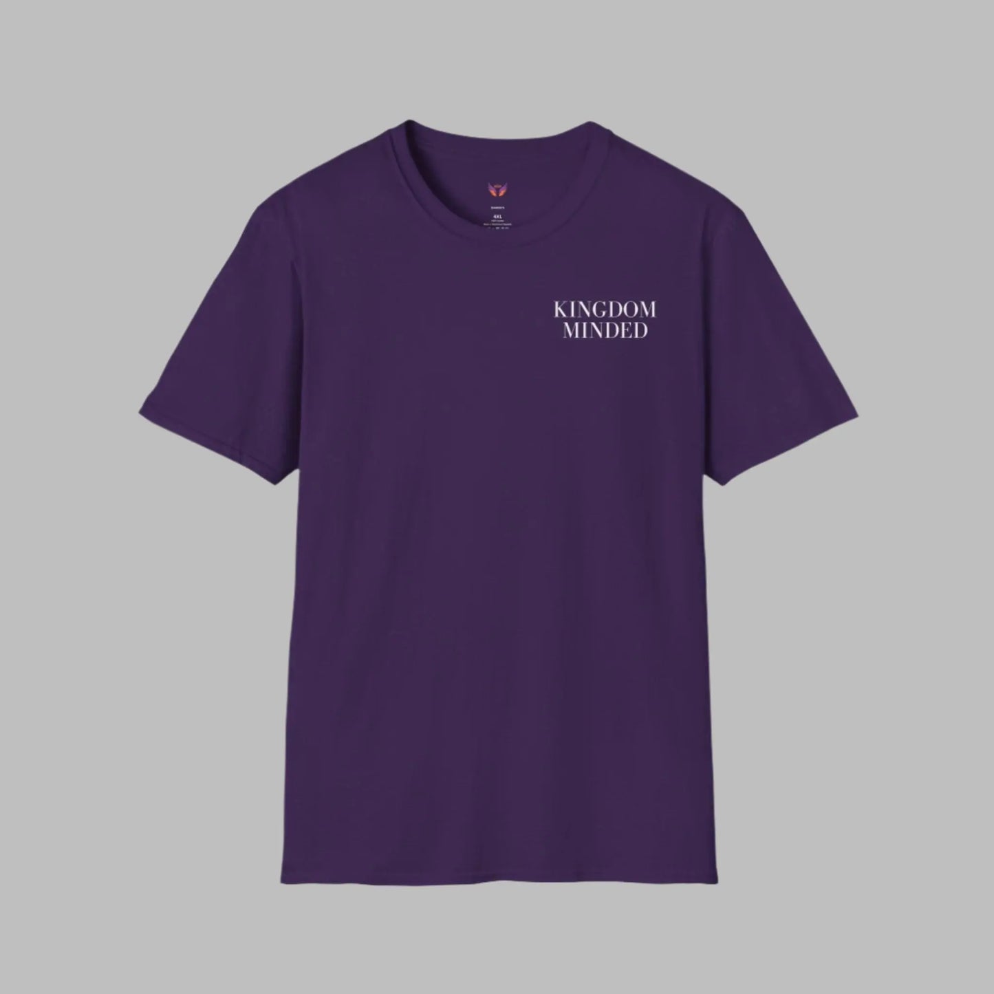 Kingdom Minded with Silhouette Castle Unisex Softstyle T-Shirt Daroe's Devine Designs