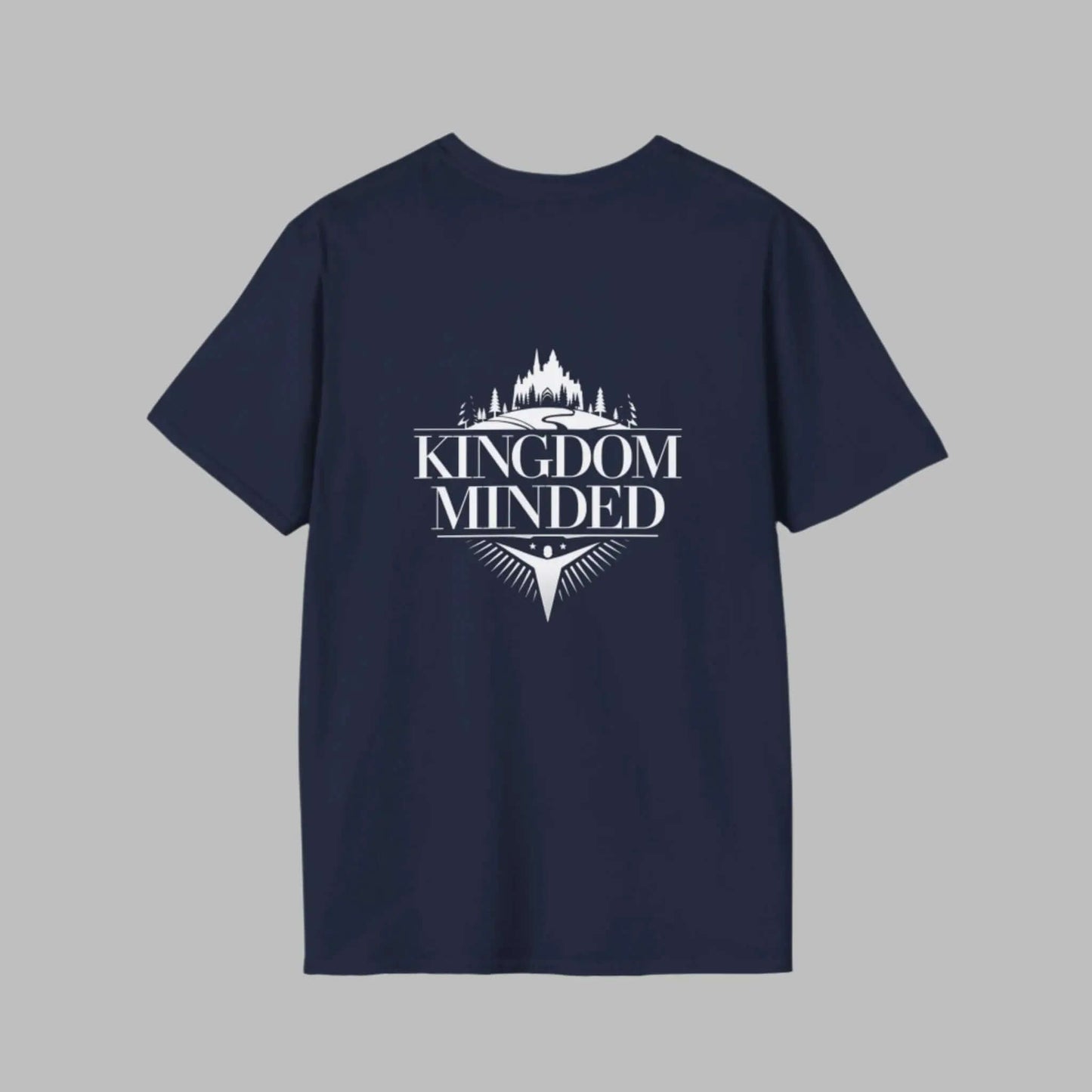 Kingdom Minded with Silhouette Castle Unisex Softstyle T-Shirt Daroe's Devine Designs