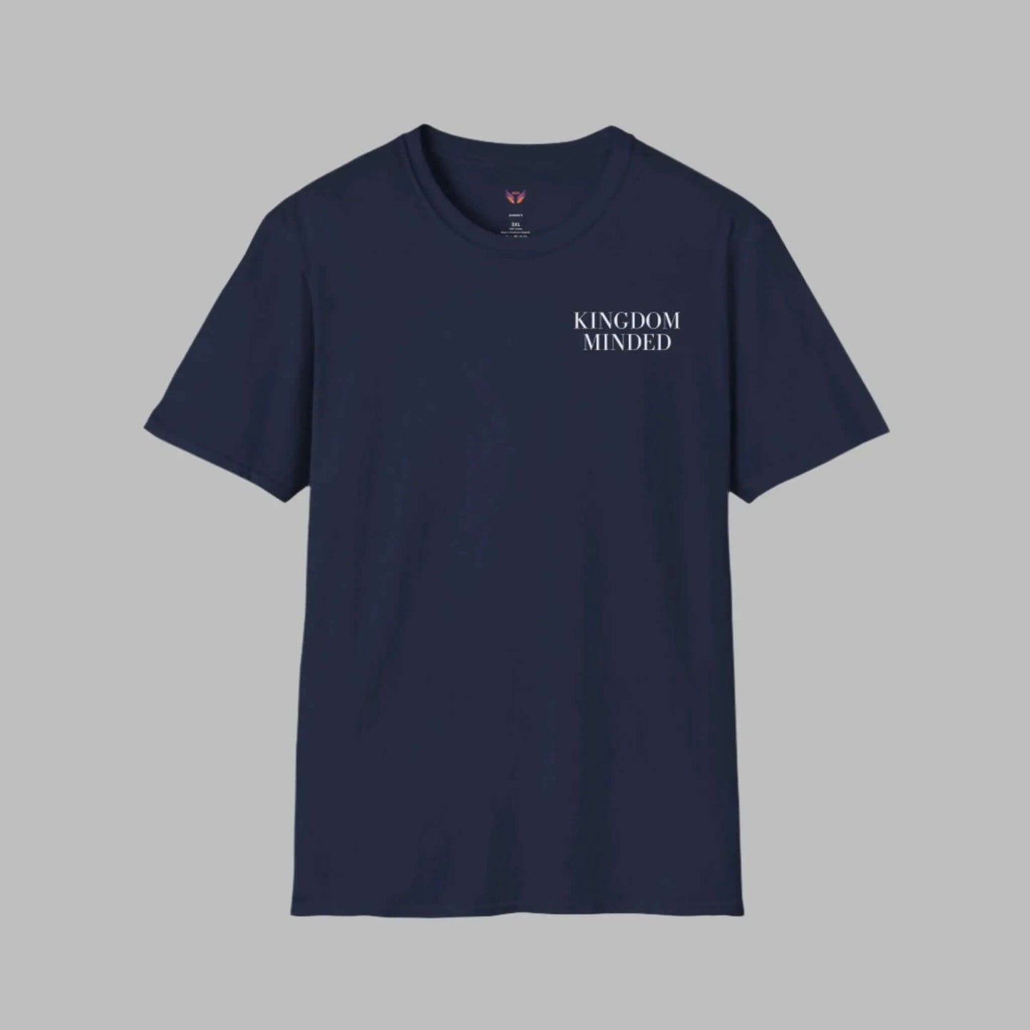 Kingdom Minded with Silhouette Castle Unisex Softstyle T-Shirt Daroe's Devine Designs
