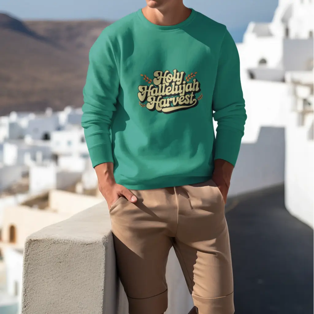 Holy Hallelujah Harvest Unisex Sweatshirt Daroe's Devine Designs