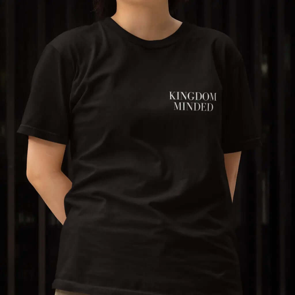 Kingdom Minded with Silhouette Castle Unisex Softstyle T-Shirt Daroe's Devine Designs