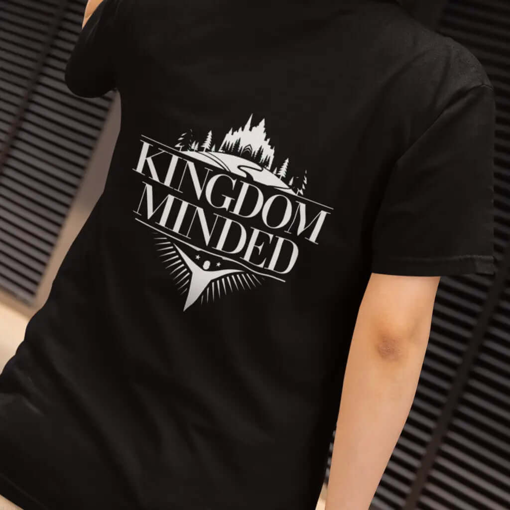 Kingdom Minded with Silhouette Castle Unisex Softstyle T-Shirt Daroe's Devine Designs