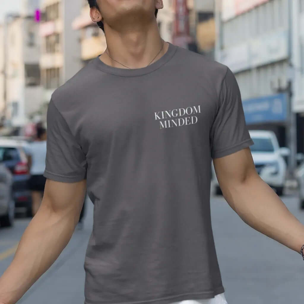 Kingdom Minded with Silhouette Castle Unisex Softstyle T-Shirt Daroe's Devine Designs