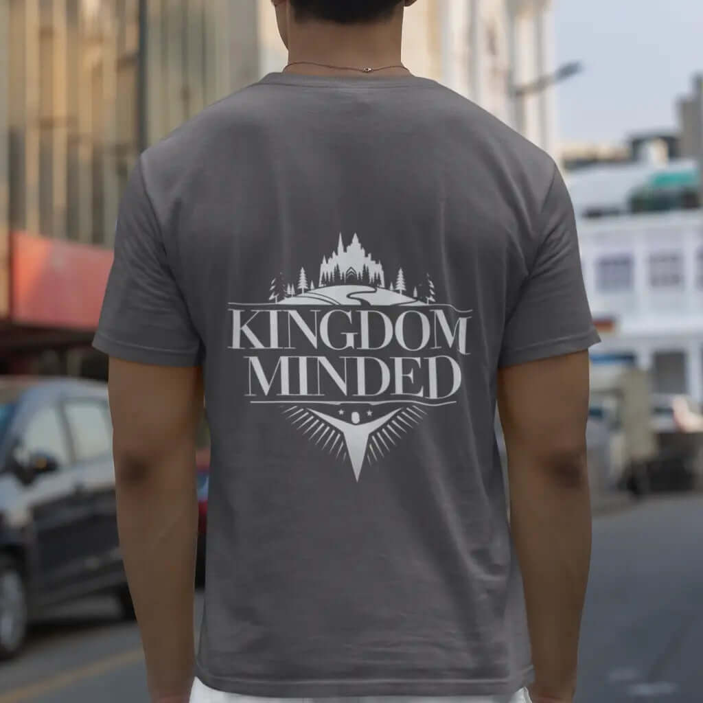 Kingdom Minded with Silhouette Castle Unisex Softstyle T-Shirt Daroe's Devine Designs