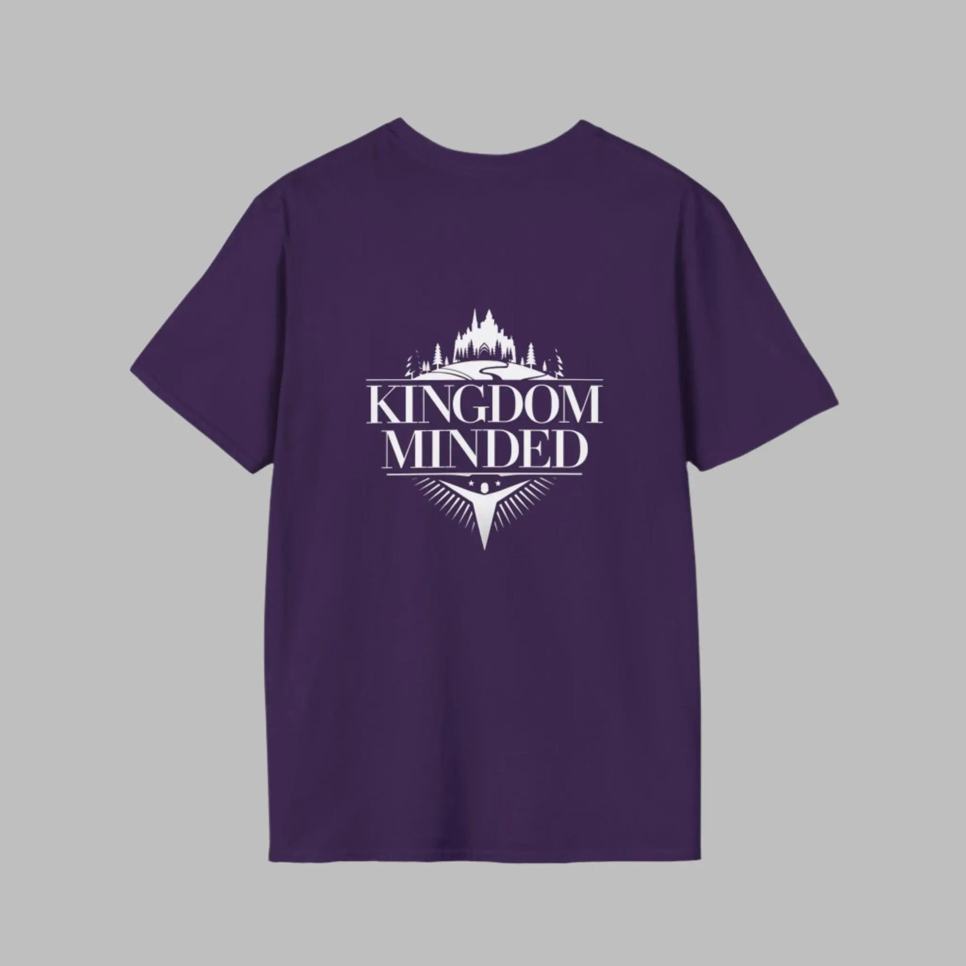 Kingdom Minded with Silhouette Castle Unisex Softstyle T-Shirt Daroe's Devine Designs