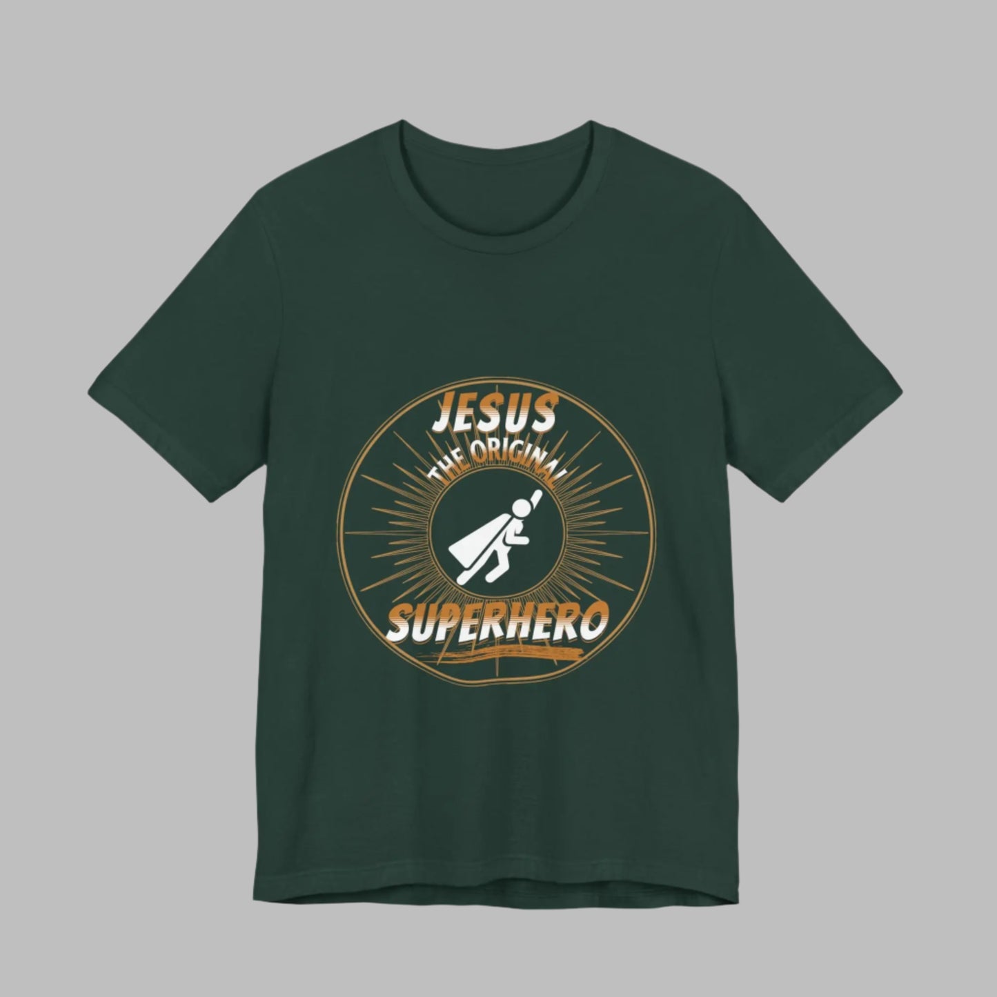 Jesus The Original Superhero Jersey T-Shirt Printify