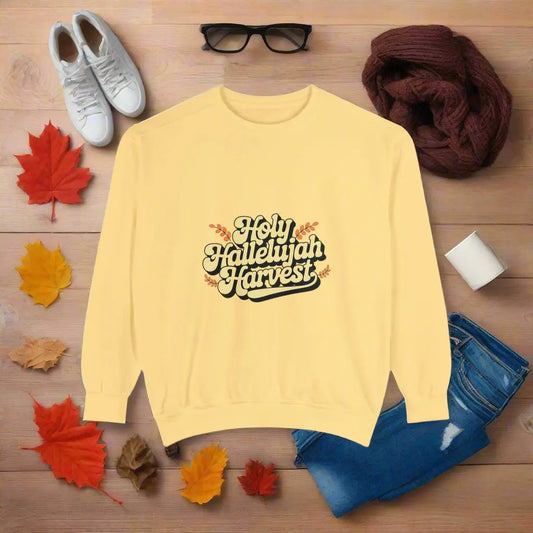 Holy Hallelujah Harvest Unisex Sweatshirt Daroe's Devine Designs