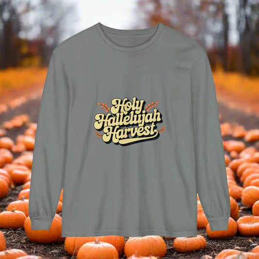 Holy Hallelujah Harvest Unisex Long Sleeve T-Shirt Daroe's Devine Designs