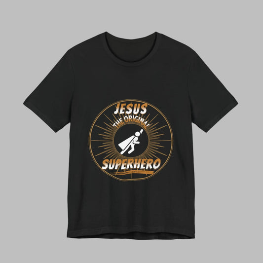 Jesus The Original Superhero Jersey T-Shirt Printify