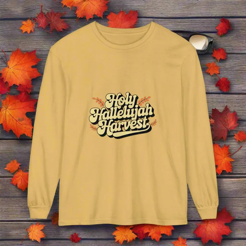 Holy Hallelujah Harvest Unisex Long Sleeve T-Shirt Daroe's Devine Designs