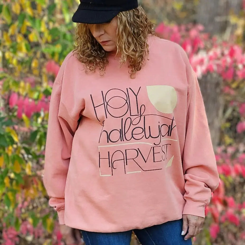 Holy Hallelujah Harvest  Unisex Sweatshirt Daroe's Devine Designs
