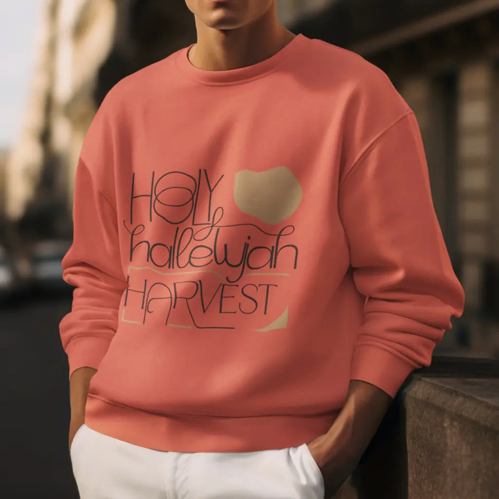 Holy Hallelujah Harvest  Unisex Sweatshirt Daroe's Devine Designs