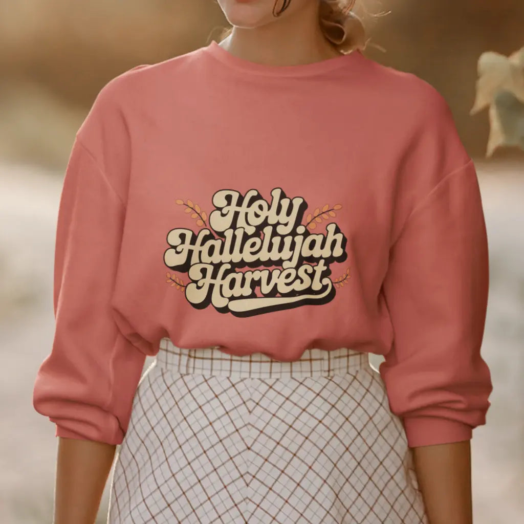 Holy Hallelujah Harvest Unisex Sweatshirt Daroe's Devine Designs
