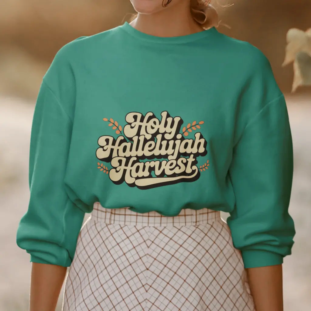 Holy Hallelujah Harvest Unisex Sweatshirt Daroe's Devine Designs