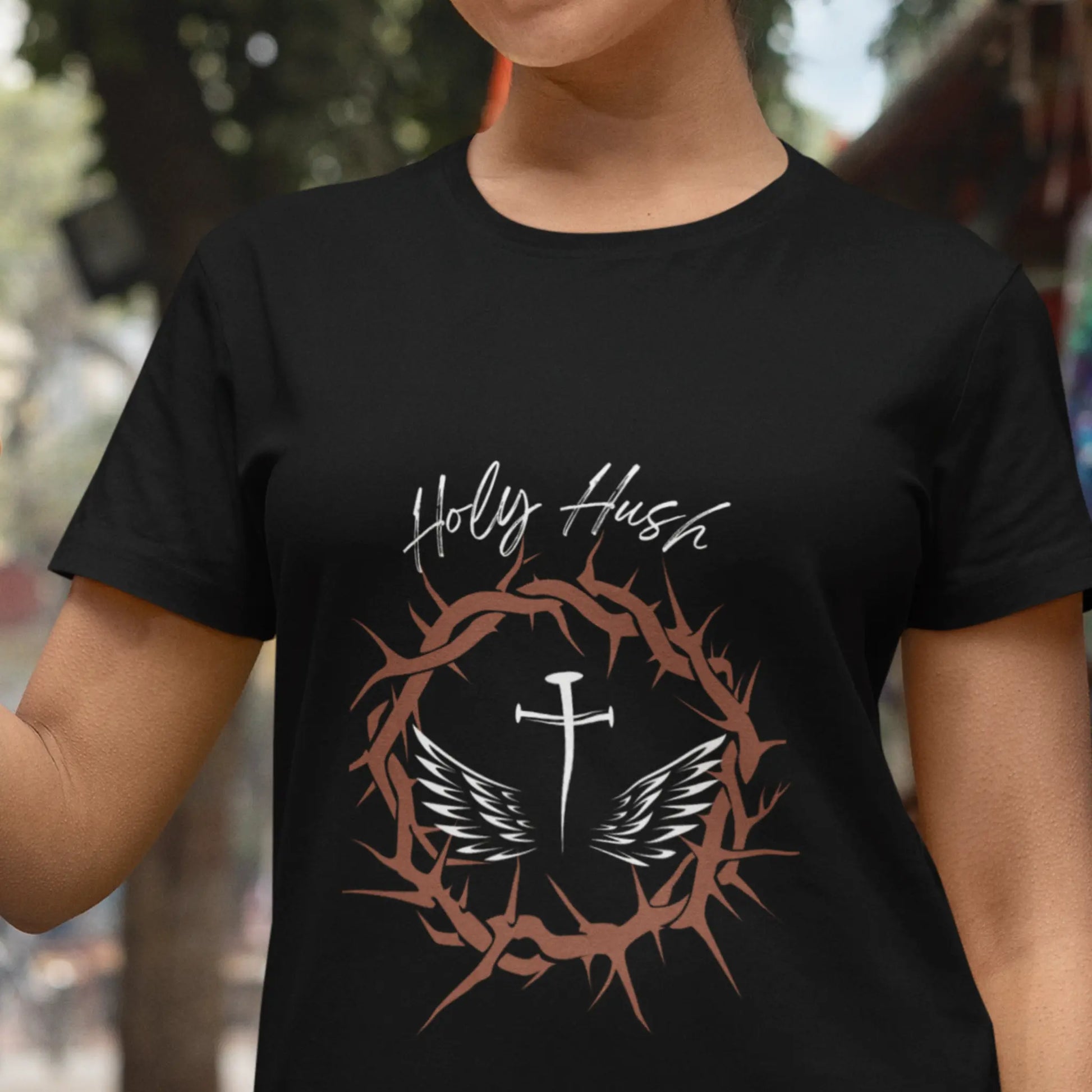 Holy Hush Unisex Jersey T-Shirt Daroe's Devine Designs