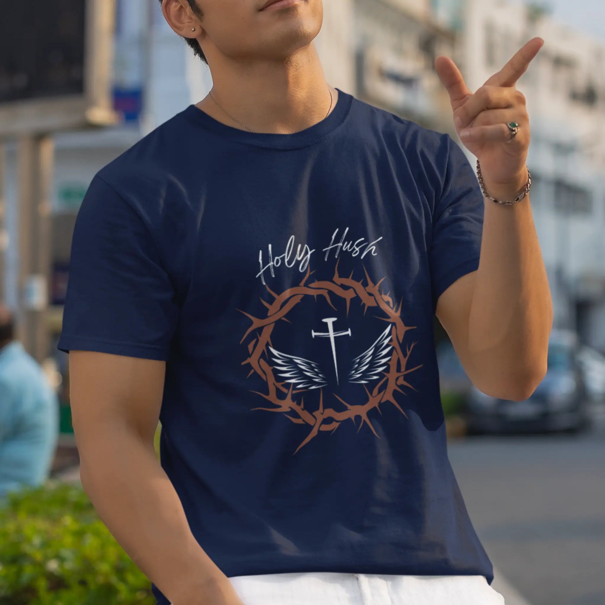 Holy Hush Unisex Jersey T-Shirt Daroe's Devine Designs