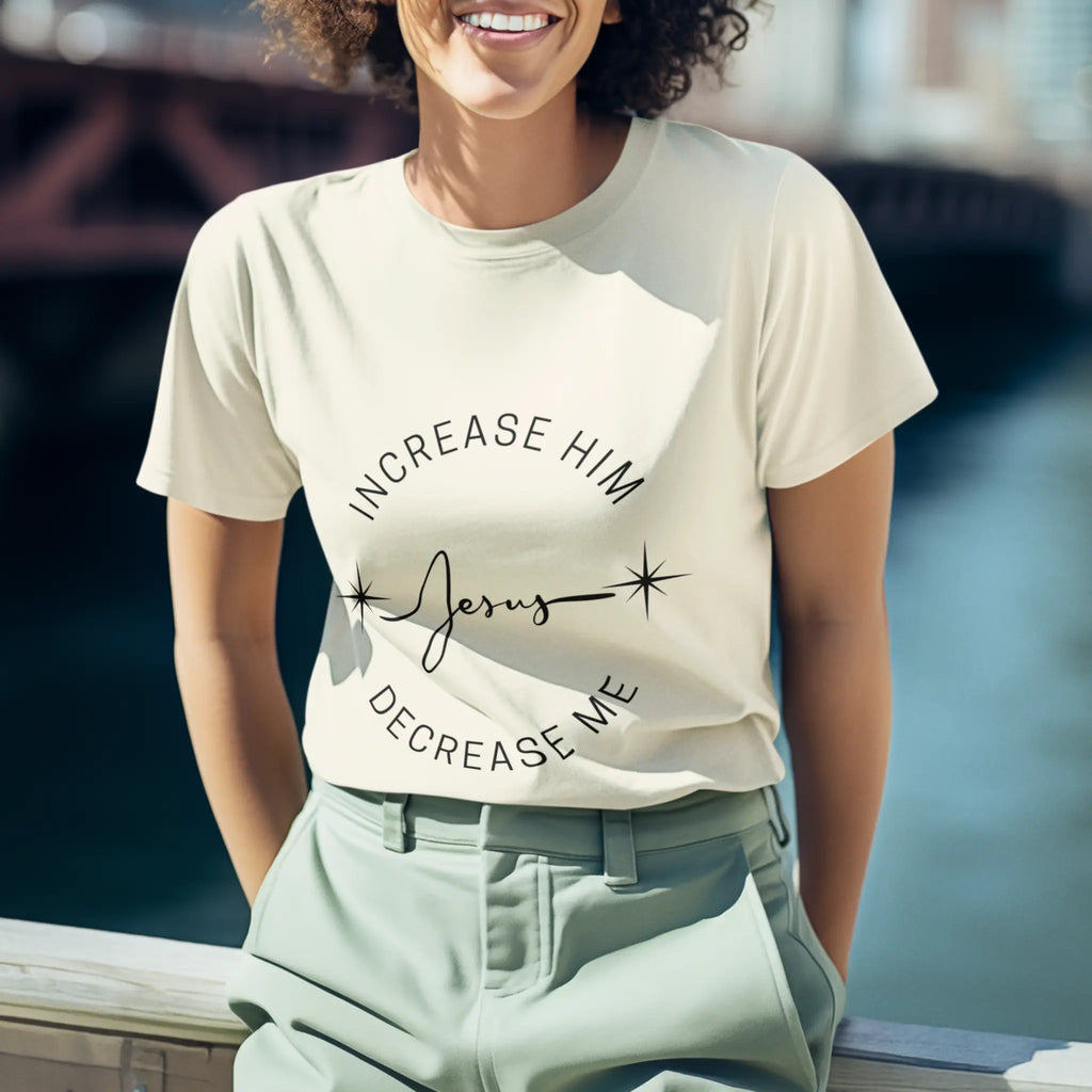 Increase Him Decrease Me Unisex Jersey T-Shirt Printify