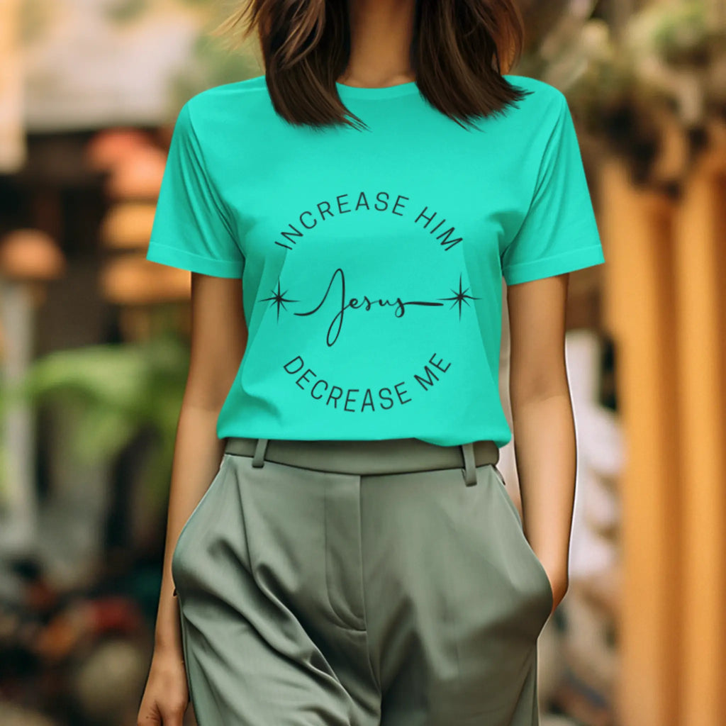 Increase Him Decrease Me Unisex Jersey T-Shirt Printify