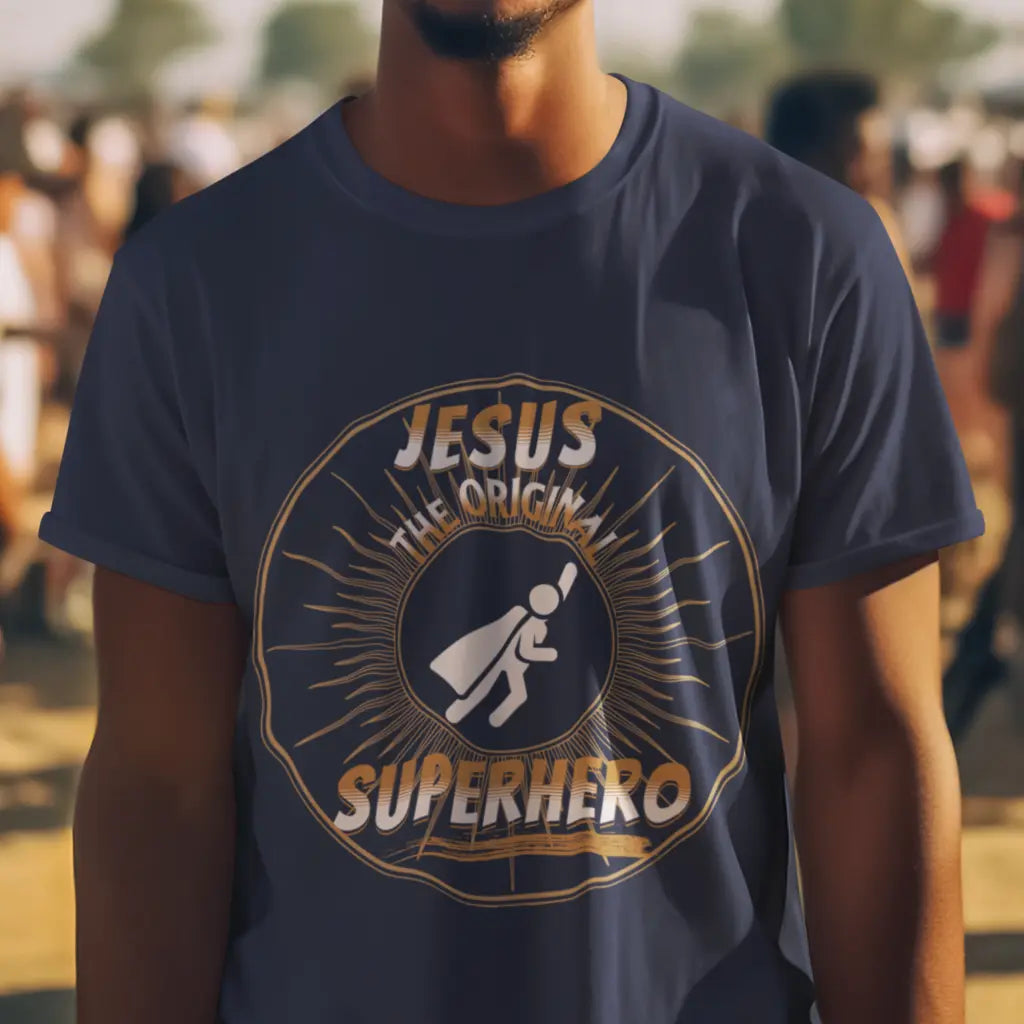 Jesus The Original Superhero Jersey T-Shirt Daroe's Devine Designs