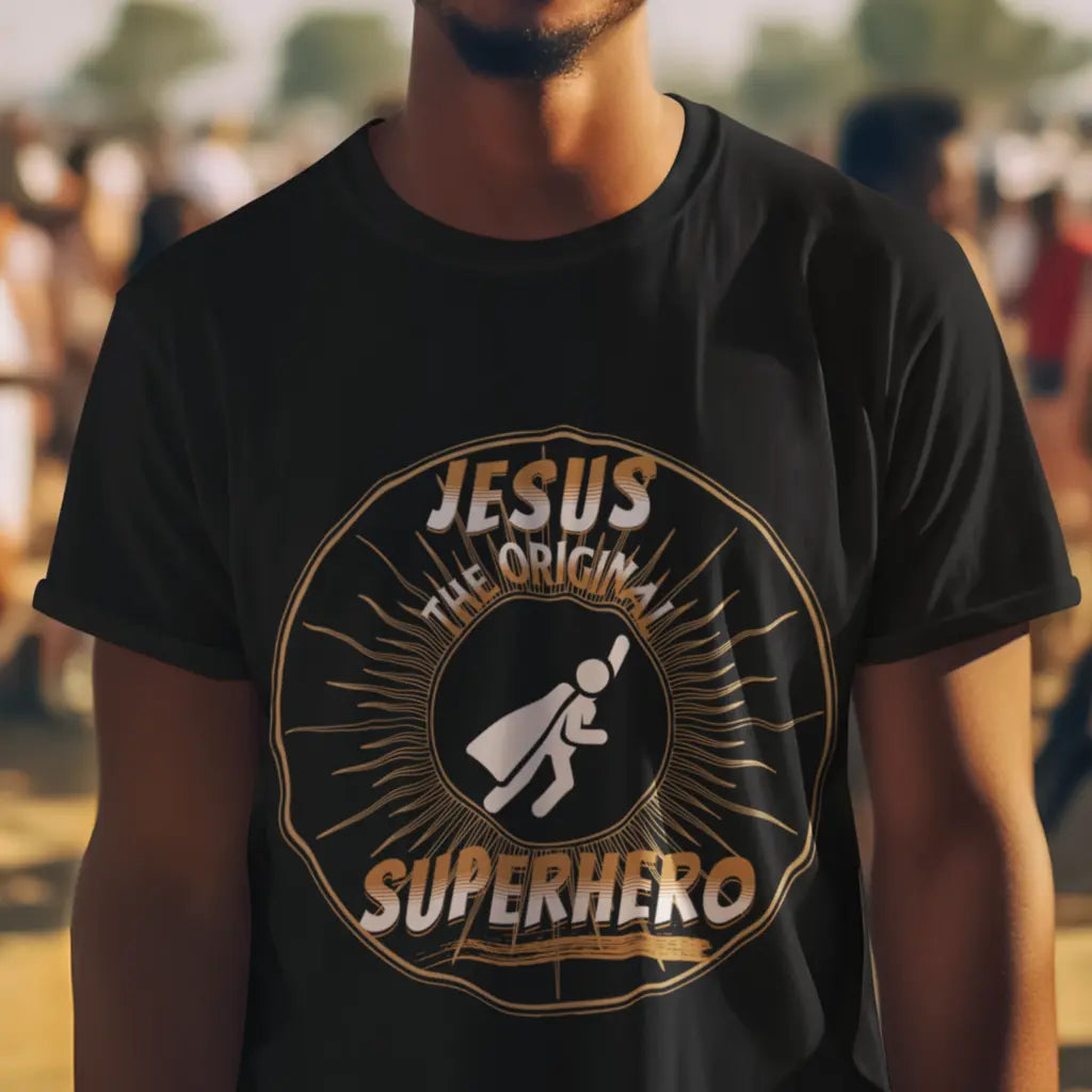 Jesus The Original Superhero Jersey T-Shirt Daroe's Devine Designs
