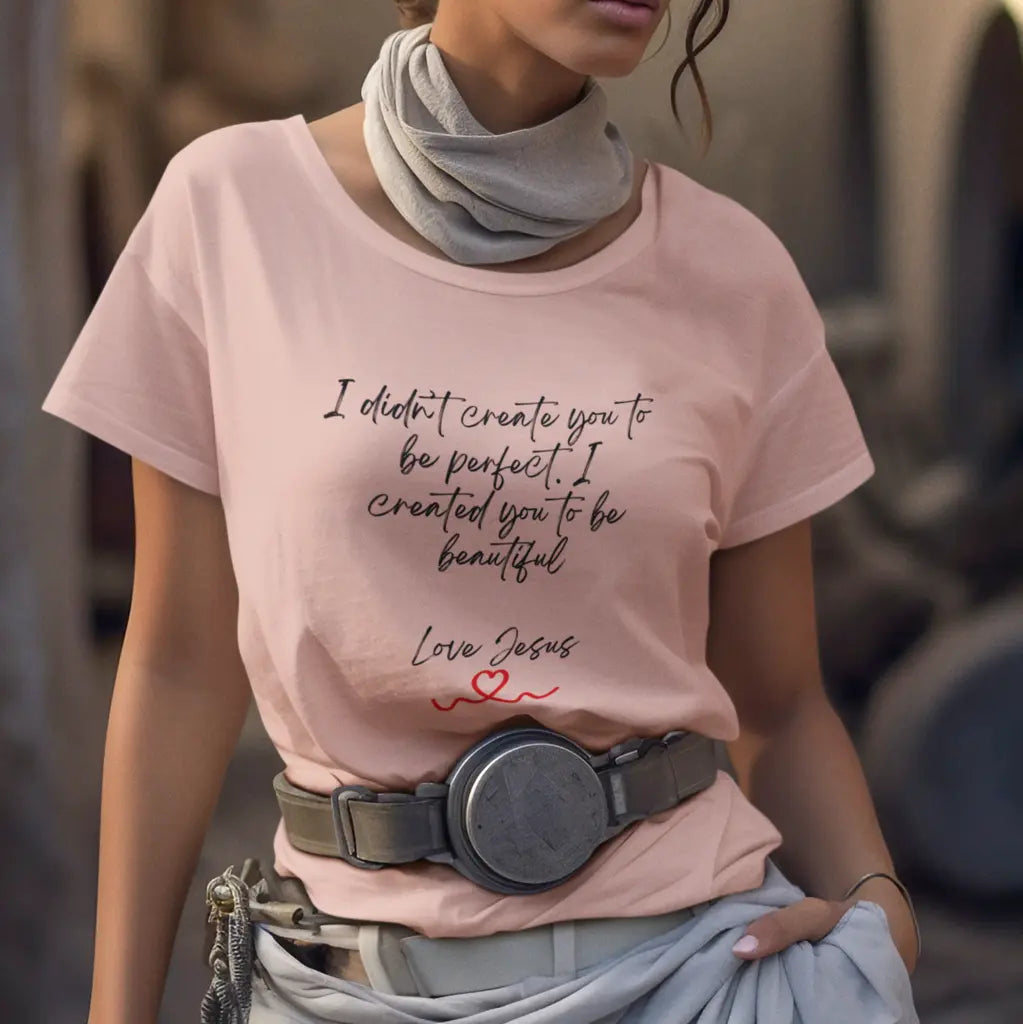 I didn't Create You To Be Perfect Jersey Short Sleeve Tee Printify