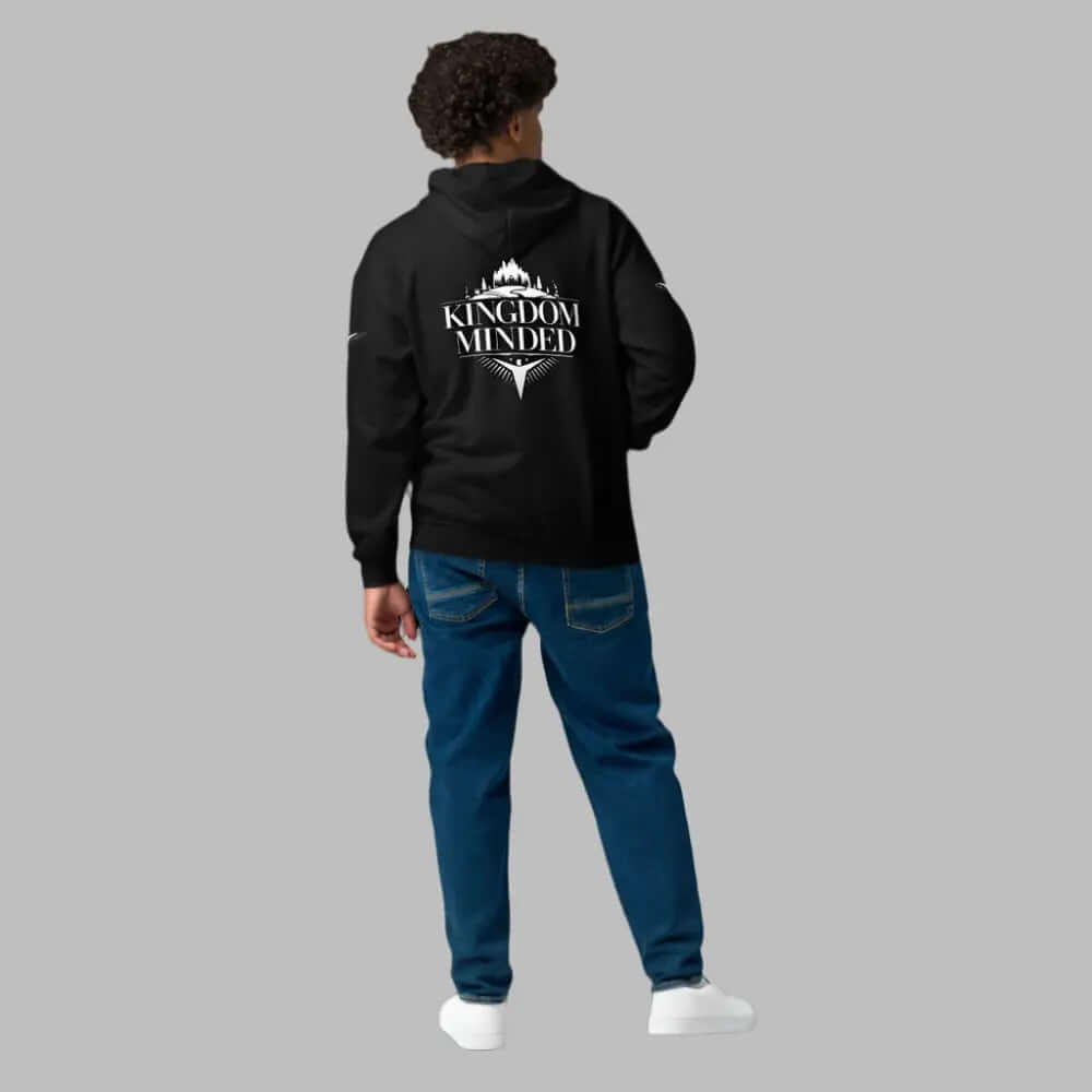 Kingdom unisex heavy blend zip hoodie Darroes Devine Designs