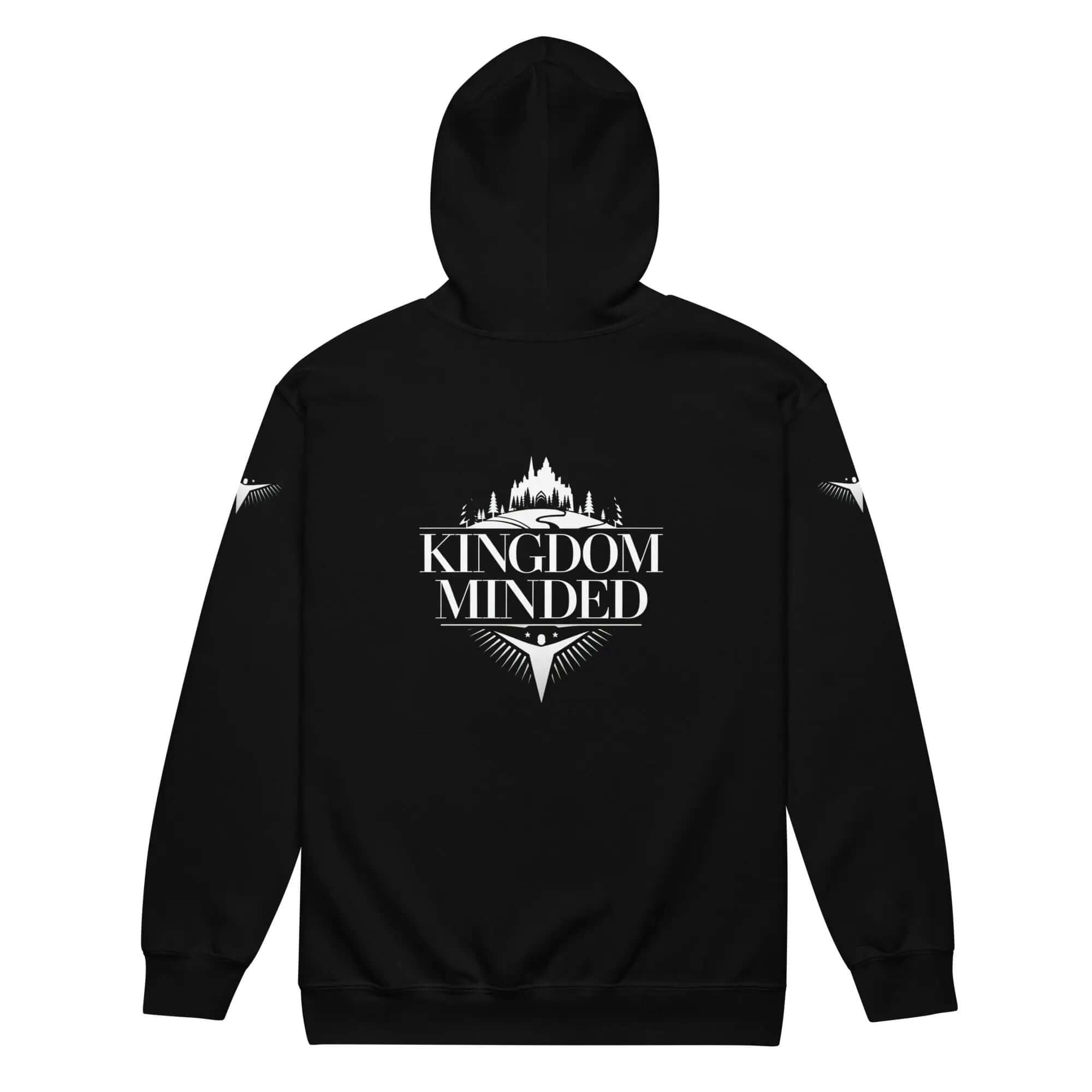 Kingdom unisex heavy blend zip hoodie Darroes Devine Designs