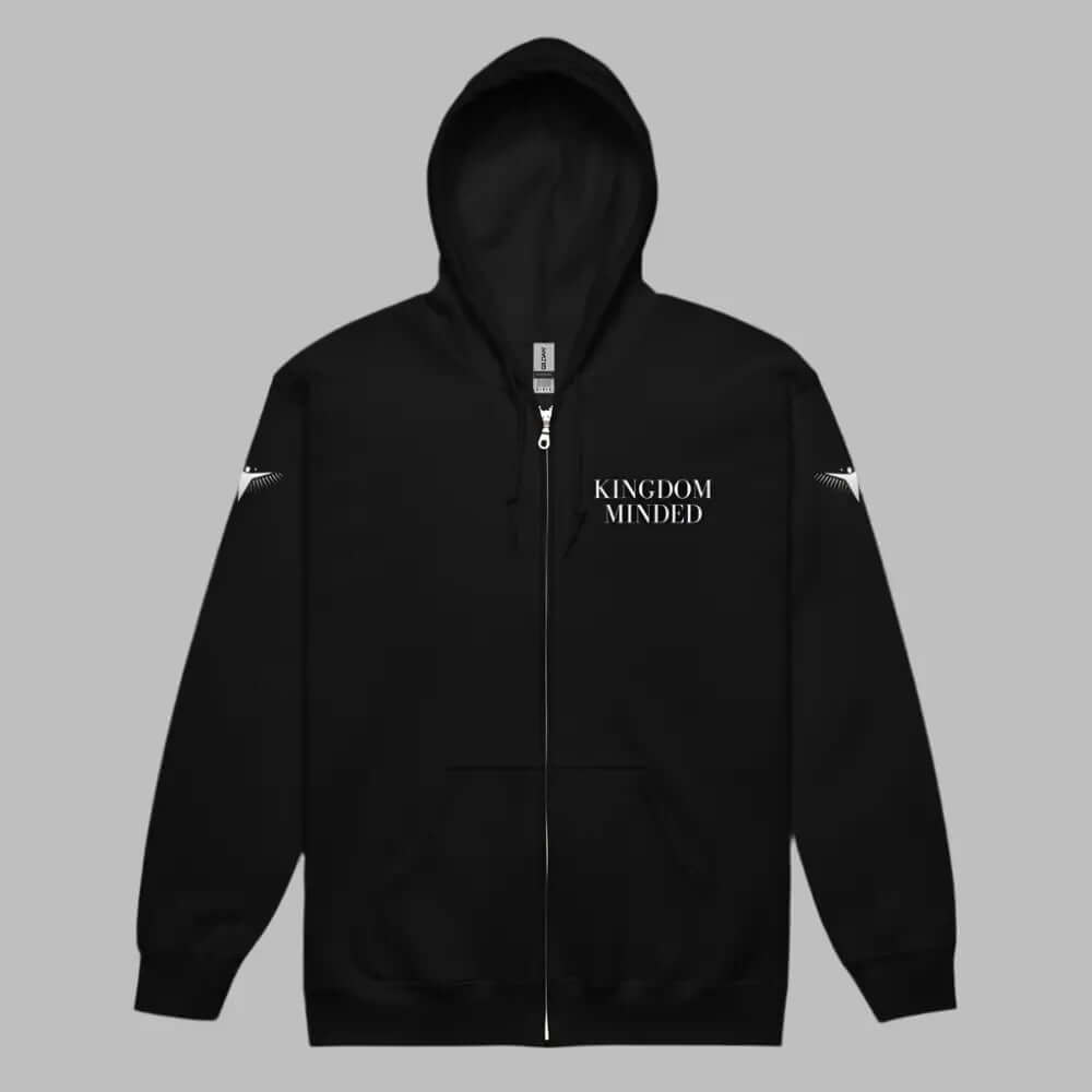 Kingdom unisex heavy blend zip hoodie Darroes Devine Designs