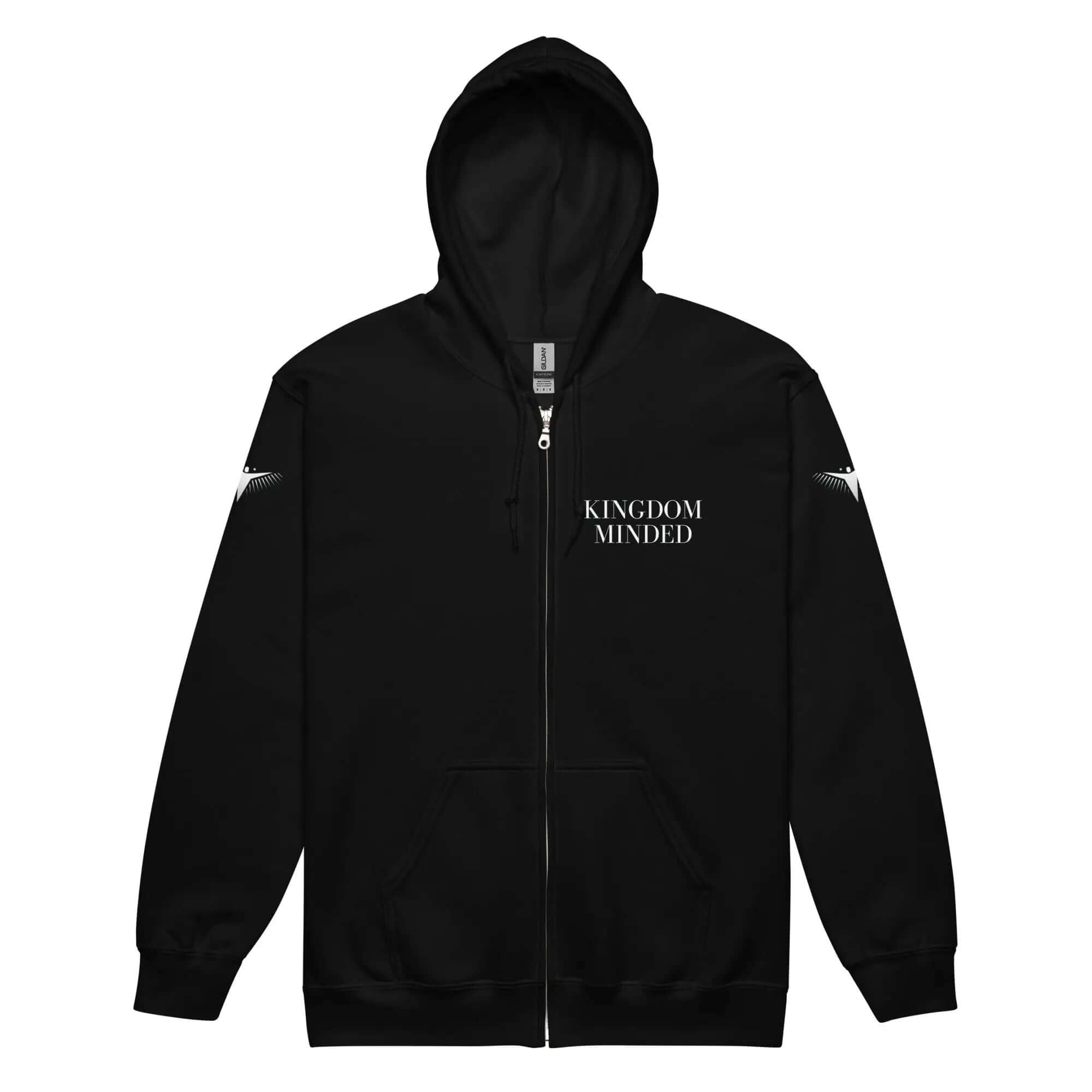 Kingdom unisex heavy blend zip hoodie Darroes Devine Designs
