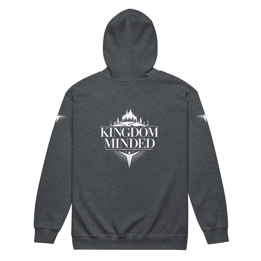 Kingdom unisex heavy blend zip hoodie Darroes Devine Designs