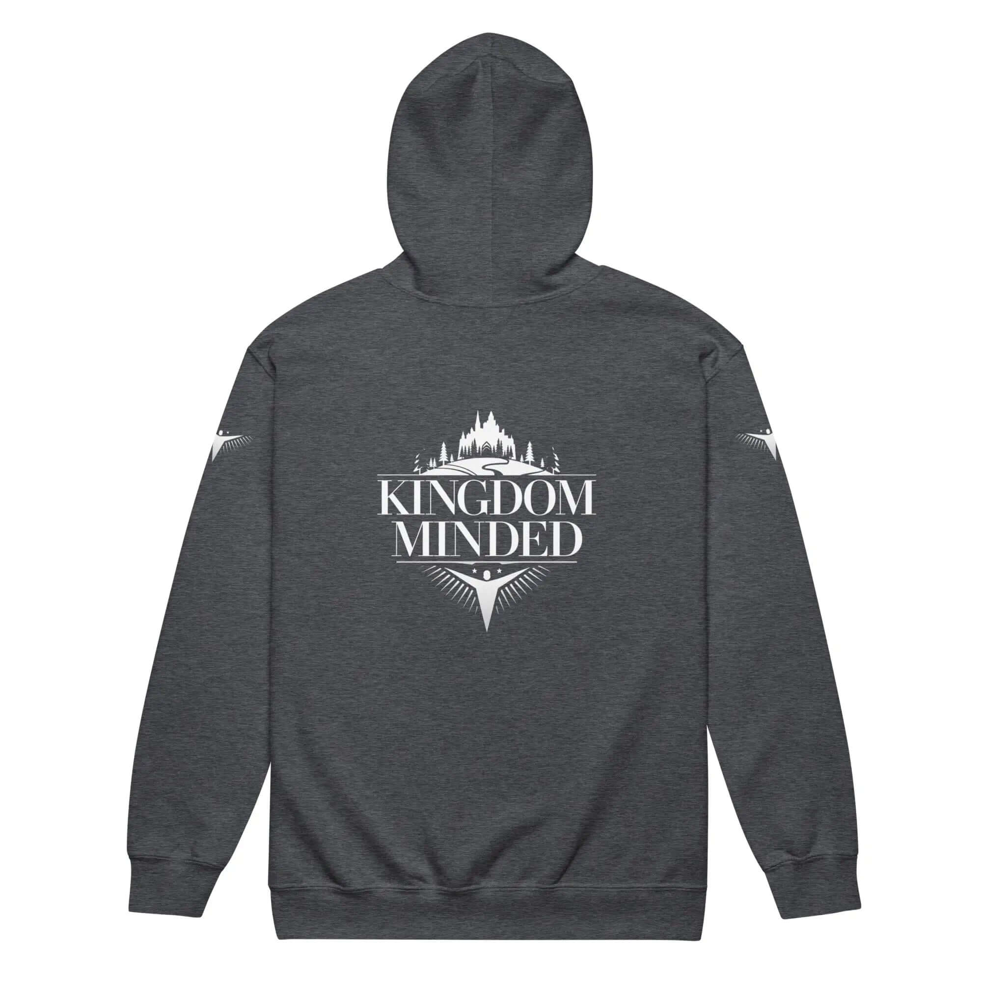 Kingdom unisex heavy blend zip hoodie Darroes Devine Designs