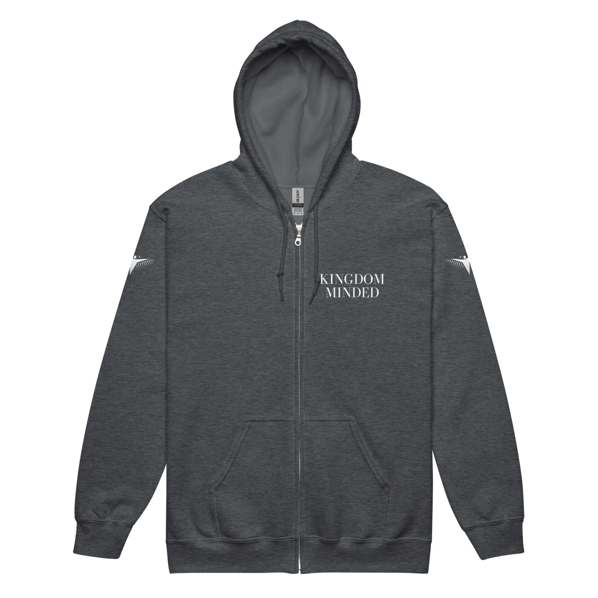 Kingdom unisex heavy blend zip hoodie Darroes Devine Designs